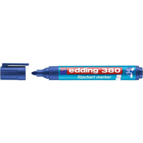 Flipchartmarker 380 1,5-3mm blau EDDING 4-380003 nachfüllbar Rundspitze