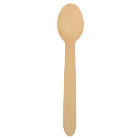 Löffel Holz Pure 15,7cm 100ST braun PAPSTAR 18249