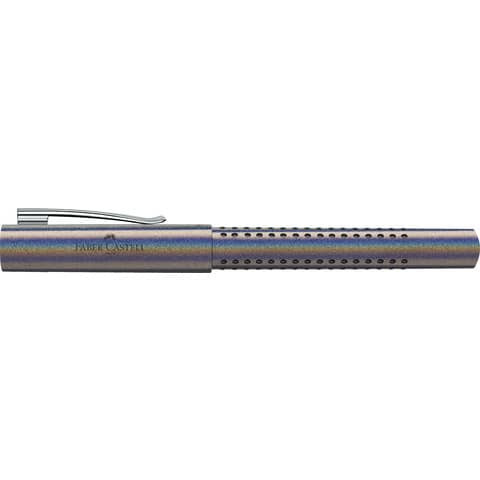 Füllhalter Grip Glam Edition M silver FABER CASTELL 140842