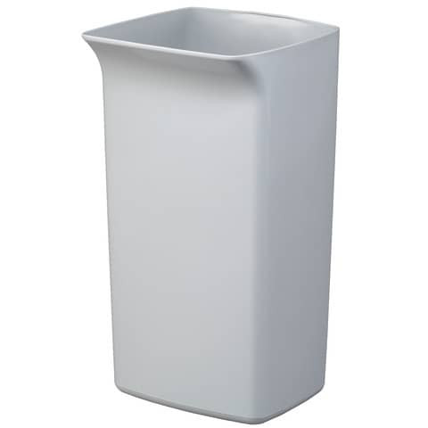 Papierkorb 40L+Schwingklappe weiß/grau DURABLE VEH2013002 Durabin