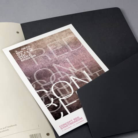 Notizblock ca.A4 liniert schwarz CONCEPTUM CO801 Hardcover