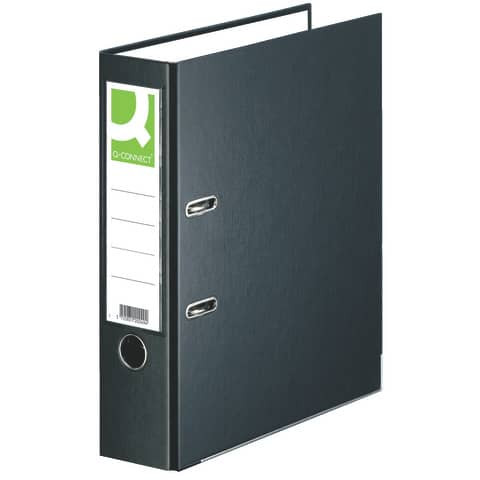 Ordner PP A4 80mm schwarz Q-CONNECT KF18728/15063368000