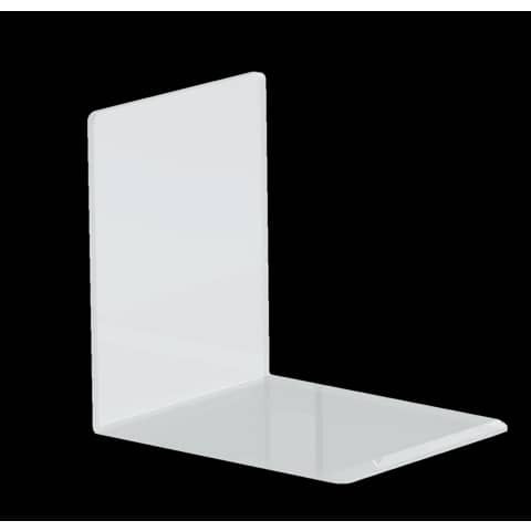 Buchstütze 2ST 80mm glasklar MAUL 35133 05 Acryl