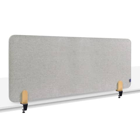 Trennwand Elements akustik grau LEGAMASTER 7-209812 60x160cm m. Klemme