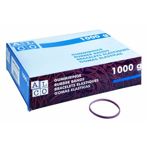Gummiringe 85mm 1kg rot ALCO 746