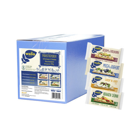 Brot Knäckebrot Frühstücksbox 40x2ST WASA 60124651