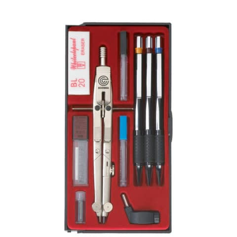 Schnellverstellzirkel-Set ECOBRA 429910 10tlg.
