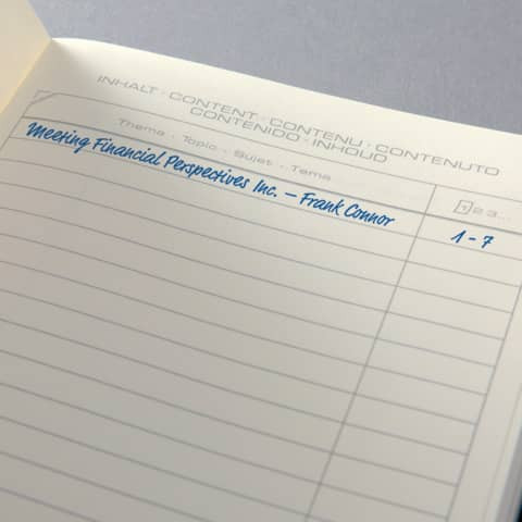 Notizbuch ca. A5 kariert schwarz CONCEPTUM CO662 Red Edition