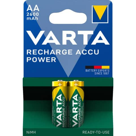 Batterie Photo Accu Mignon 2ST (AA) VARTA 05716101402 AA