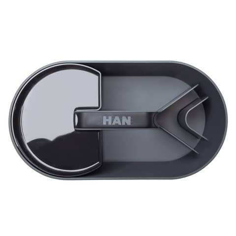 Orga Box LOFT 4 Fächer grau HAN 1200-19