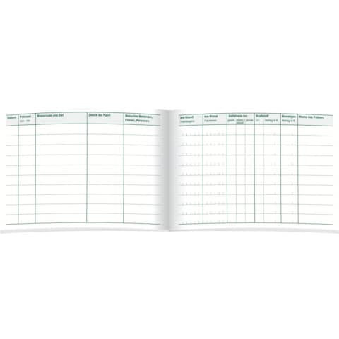 Fahrtenbuch PKW A6 quer 32BL RNK 3119