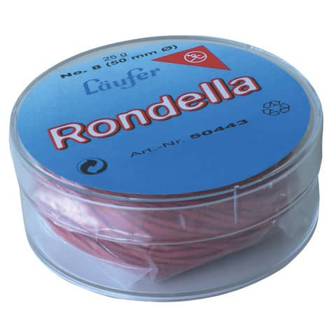 Gummiringe 25mm 25g rot LÄUFER 69215 500443 50243