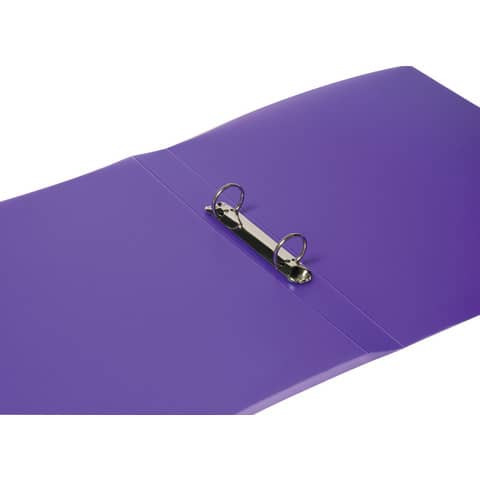 Schulordner A4 transluzent violett Q-CONNECT KF02486 2 Ring 25mm