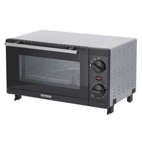 Backofen Mini 9l schwarz-silber SEVERIN TO 2052