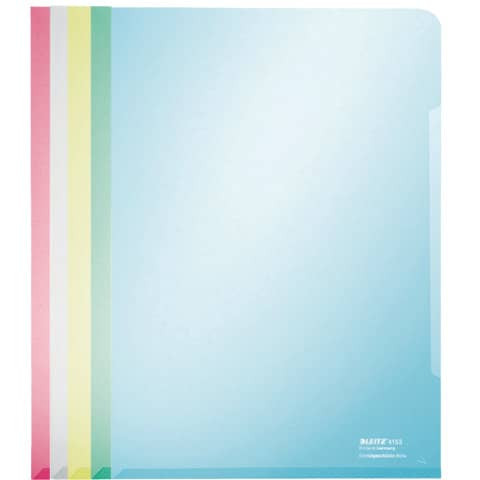 Sichthülle A4 sortiert LEITZ 41530099 PVC-Hartfolie