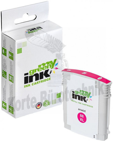 my green ink Tintenpatrone magenta HC (130359) ersetzt 88XL