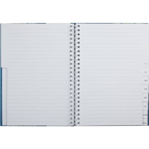 Notizbuch A5 Blue Orient RNK 46504 m.Register