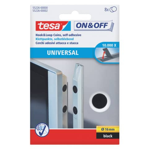 Klettpunkte schwarz TESA 55226-00000-02
