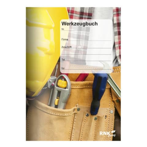 Werkzeugbuch A6 neutral 8Bl RNK 3173