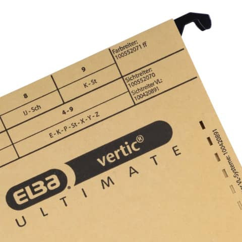 Hängemappe vertic ULTIMATE braun ELBA 100331249 85440