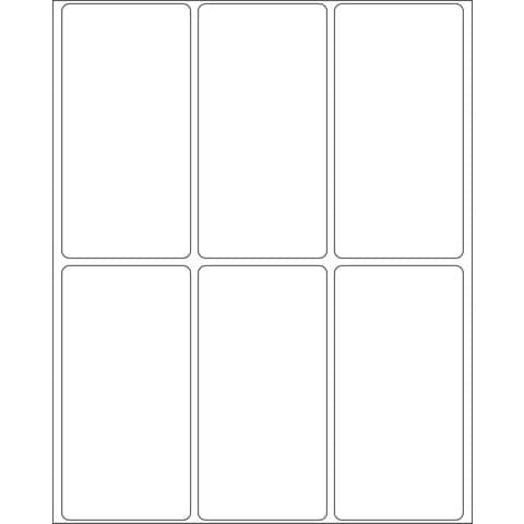 Etiketten 34x67mm 192 Stück weiß HERMA 2480 permanent haftend