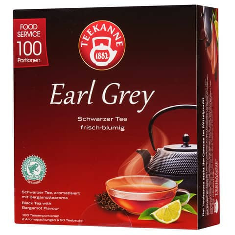 Schwarztee Earl Grey RFA 100x1.75g TEEKANNE 7026 / 61319