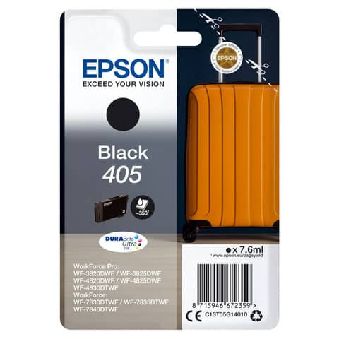 Inkjetpatrone Nr.405 schwarz EPSON C13T05G14010
