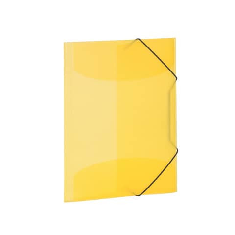 Gummizugmappe A4 PP transl. HERMA 19502 gelb