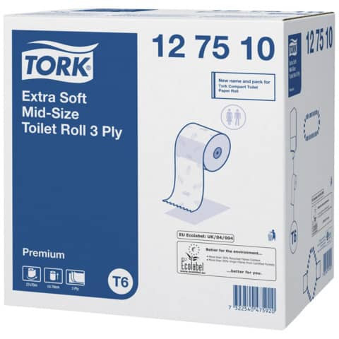 Toilettenpapier 27RL TORK 127510 Compact