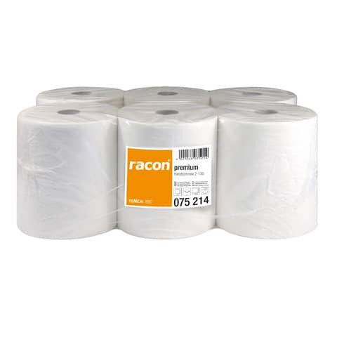 Handtuchrolle Premium 2lag.hochweiß RACON 075214-01 Pg6Rollen