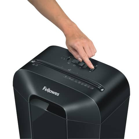 Aktenvernichter Powershred LX70 schwarz FELLOWES 4407501 4x40mm