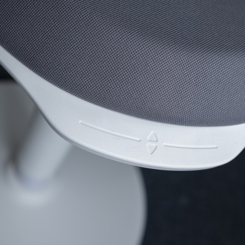 Hocker Balance höhenverstellbar weiß UNILUX 400165092 Ergo Boost