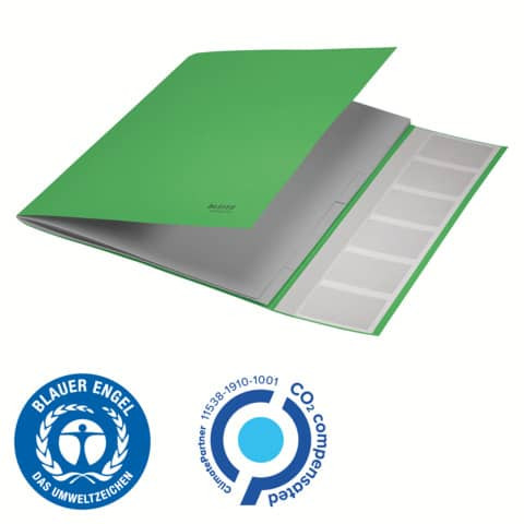Ordnungsmappe Recycle A4/6F grün LEITZ 3914-00-55 Karton