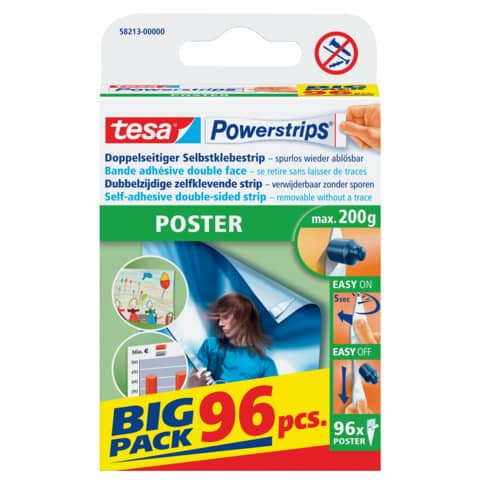 Posterstrips BigPack TESA 58213-00000-03 96ST