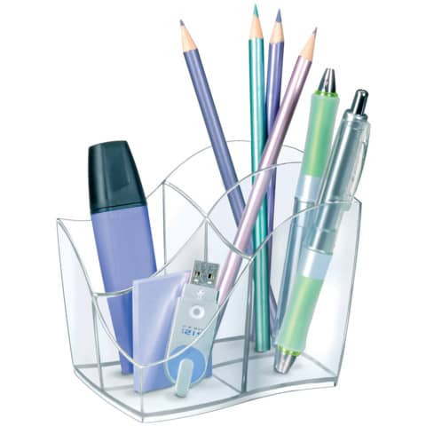 Schreibköcher Ellypse 340 glasklar CEP 1003400111