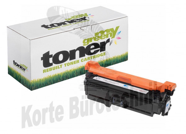 my green toner Toner-Kartusche cyan (131257) ersetzt 504A, 723