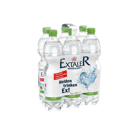 Mineralwasser naturell 6 x 1,25L EXTALER 25803