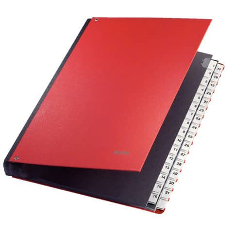Pultordner 1-31 PP rot LEITZ 59310025 32 Fächer