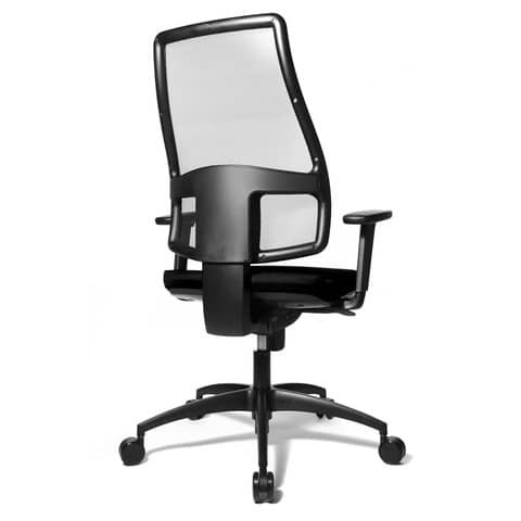 Drehstuhl Syncro NET schwarz TOPSTAR SN10HW50 mit Armlehnen