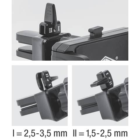 Smartphone-Halter Clip-it schwarz WEDO 60 06101/60 05101 zum Klemmen