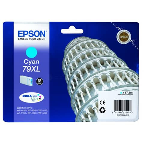 Inkjetpatrone Nr. 79XL cyan EPSON C13T79024010