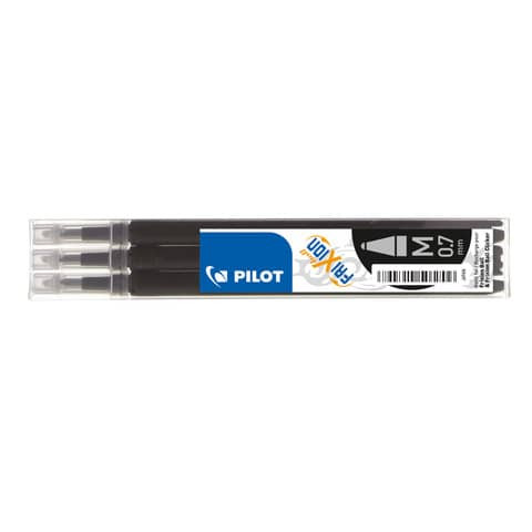Tintenrollermine Frixion 0,4mm 3ST schwa PILOT BLS-FR7-B-S3 2261001F