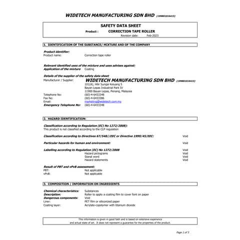 Korrekturroller nachfüllbar transp/schwa Q-CONNECT KF14431 4,2mm x14m