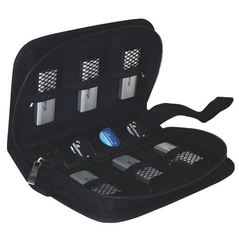 USB Archivierungsmappe schwarz MEDIARANGE BOX98 für 6USB&3SD
