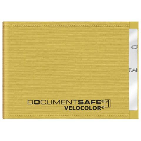Kreditkartenetui Documentsafe gelb VELOCOLOR 3271 310 PP 90x63mm
