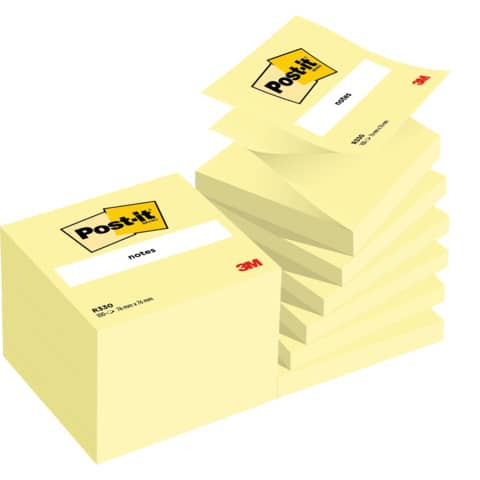 Haftnotizblock Z-Notes gelb POST-IT R330 CY 76x76mm