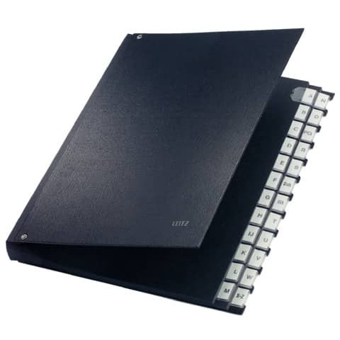 Pultordner A-Z PP schwarz LEITZ 59240095 24 Fächer