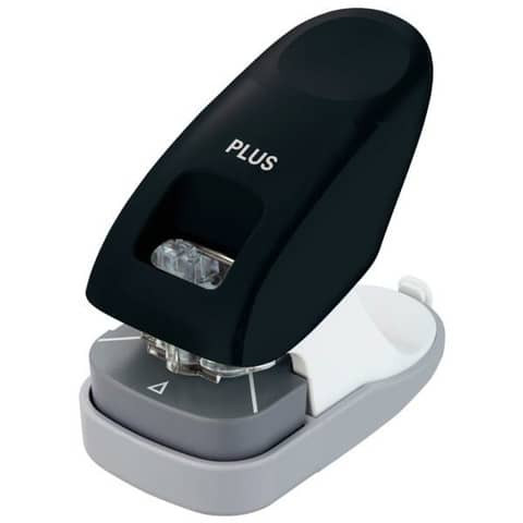 Heftgerät klammernlos 10BL schwarz PLUS 31236 +Lochfunktion A4