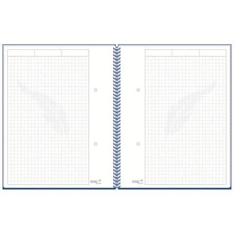 Spiralnotizbuch A5 96BL business blau RNK 46758 kariert