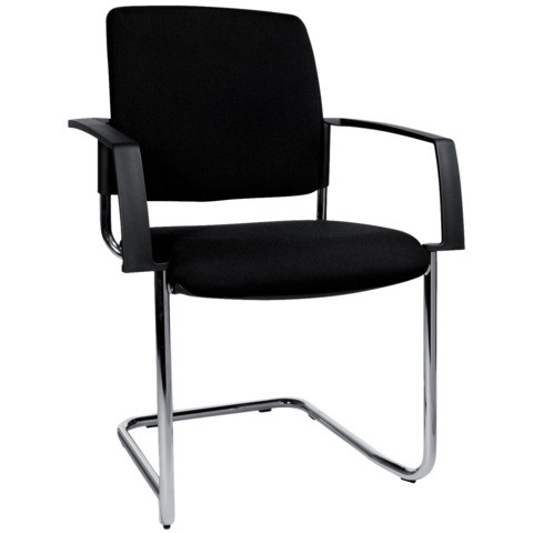 Besucherstuhl B2B schwarz TOPSTAR BB390AG20 m.Armlehnen